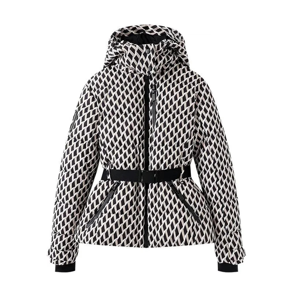 women's warm cotton jacket winter new hooded slim fit jacket jacket