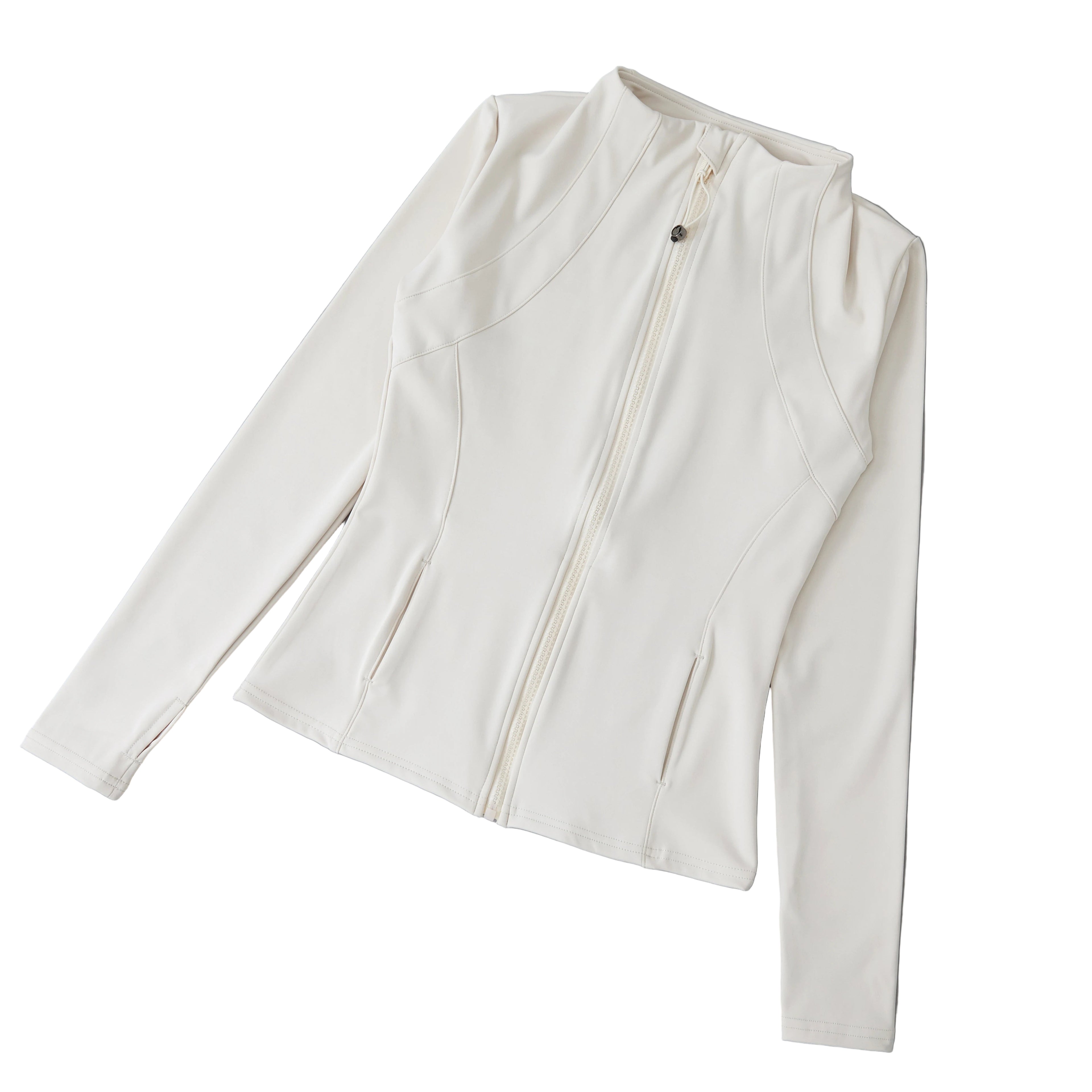 Shop Sleek zippers Yoga Slim Jackets Woman