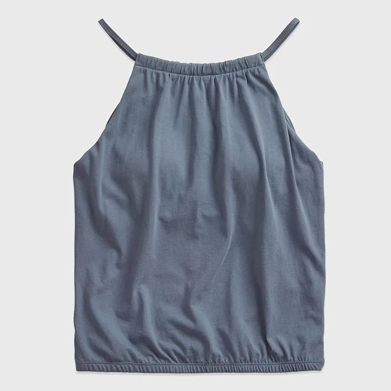 Women Yoga vest Summer Sleeveless Sport Top Casual Solid color T-Shirt Loose Sportswear Ladies Basic Sports Fitness Vest