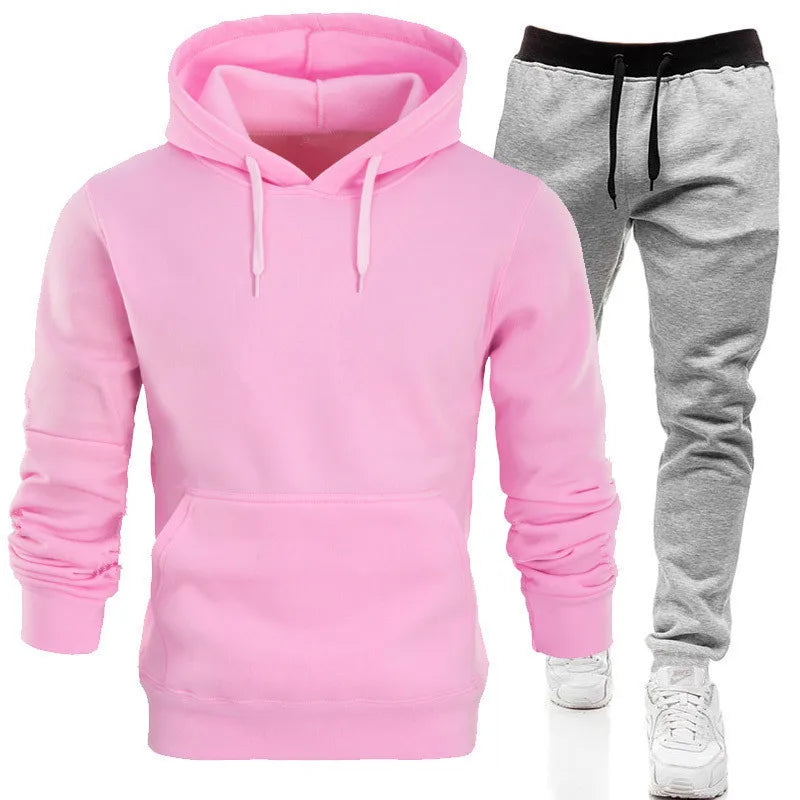 F Sweatshirt 2 pc set Pullover  Men's Fashion Winter Hoodie Sportswear