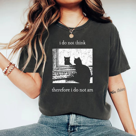 Women's Printed Tshirt Vintage Unisex Goth Shirt Streetwear Tops