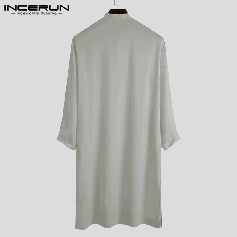 INCERUN Men  Shalwar Kameez 2 Piece Clothing