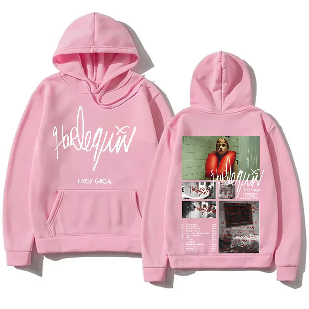 Lady Gaga Album To Joker Folie A Deux Pullovers New Hoodies Women /Men Loose Classic