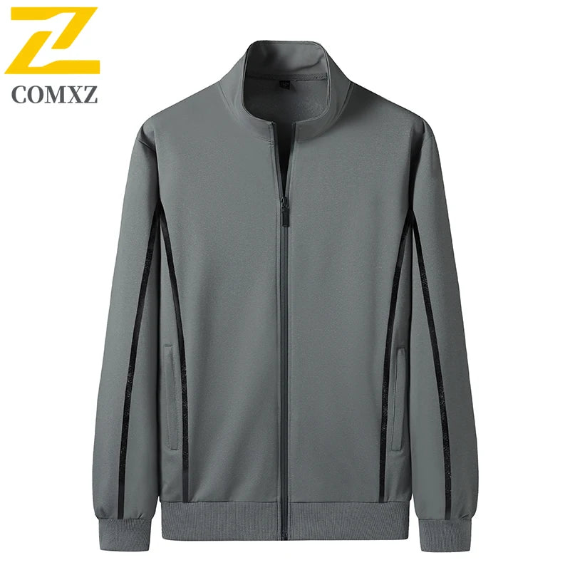 2025 Fashion Men's Tracksuit Autumn Jogging Fitness Set 2-piece Jacket+sports Pants Set Casual Men Windproof Sportswear