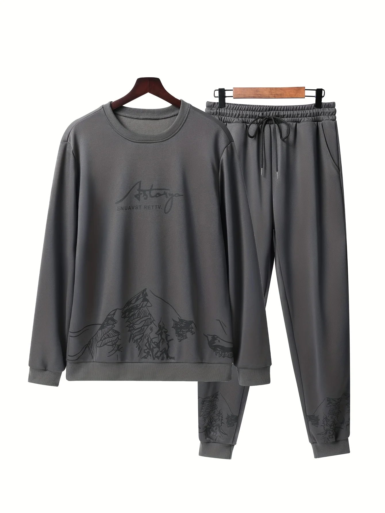 Sports suit for men,spring and autumn hoodie, autumn casual men's wear, paired with one set