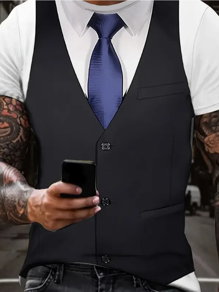 T-Shirts Man Fashion Cool Formal 3D Printed