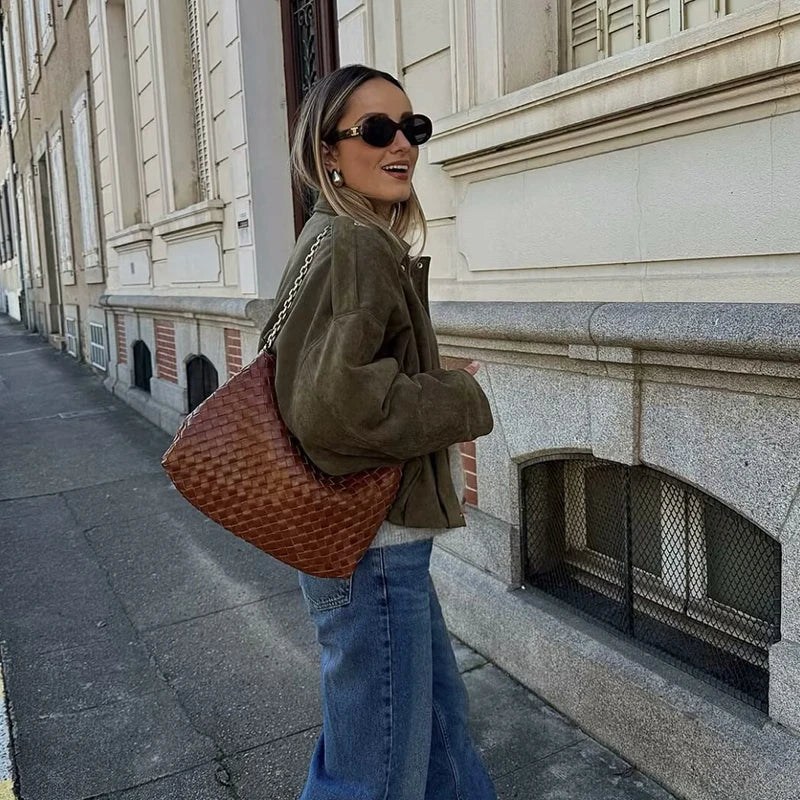Autumn Winter Loose Jackets Coats for Women Fashion Turn-down Collar Long Sleeve Coats Casual Female Outerwear Chic Tops