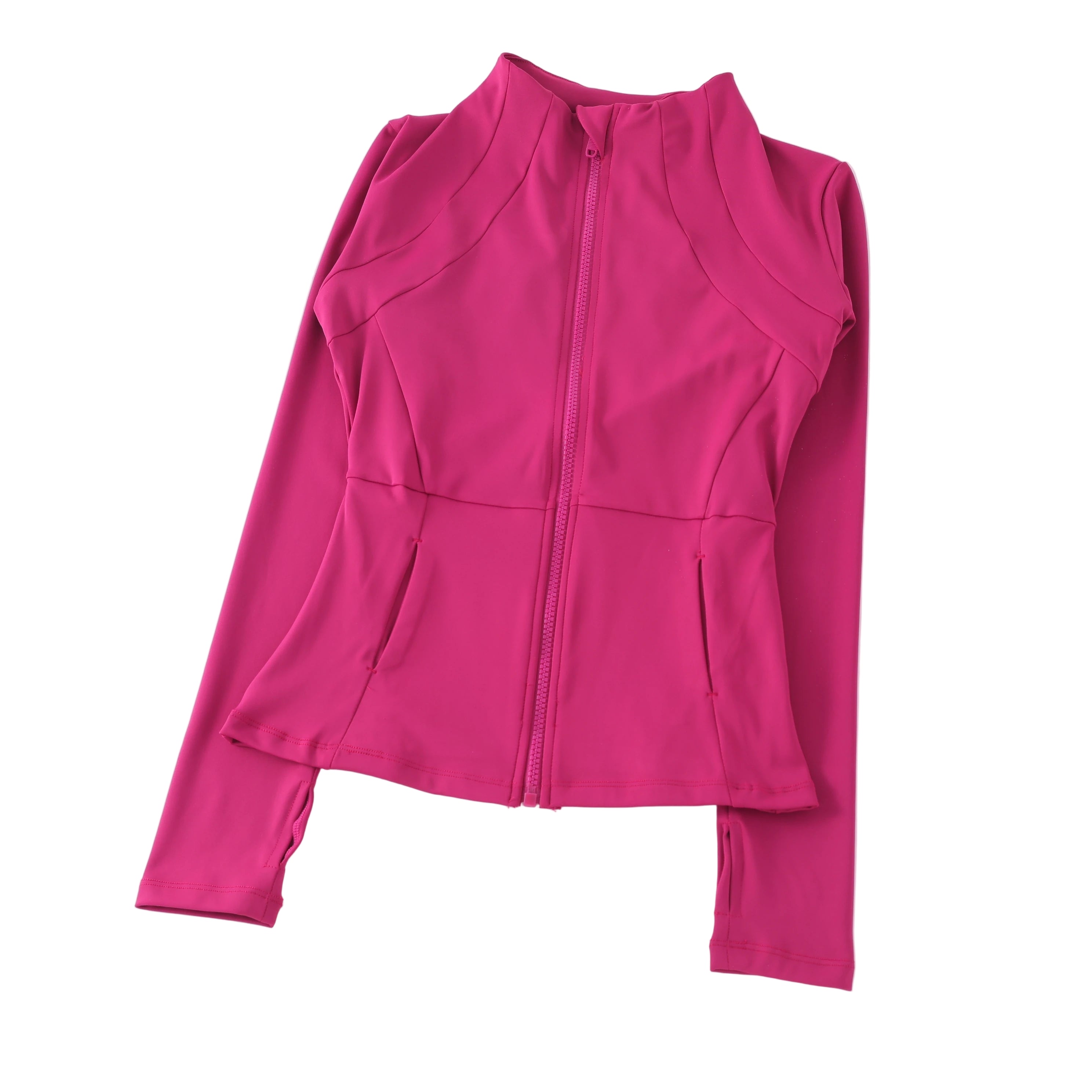 Shop Sleek zippers Yoga Slim Jackets Woman