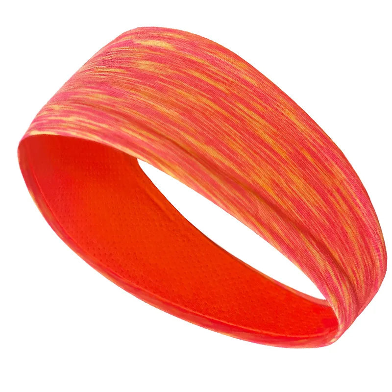 Sports Sweatband for Men Breathable Mesh Design Elastic Hairbands Yoga Headbands  or Running Workout