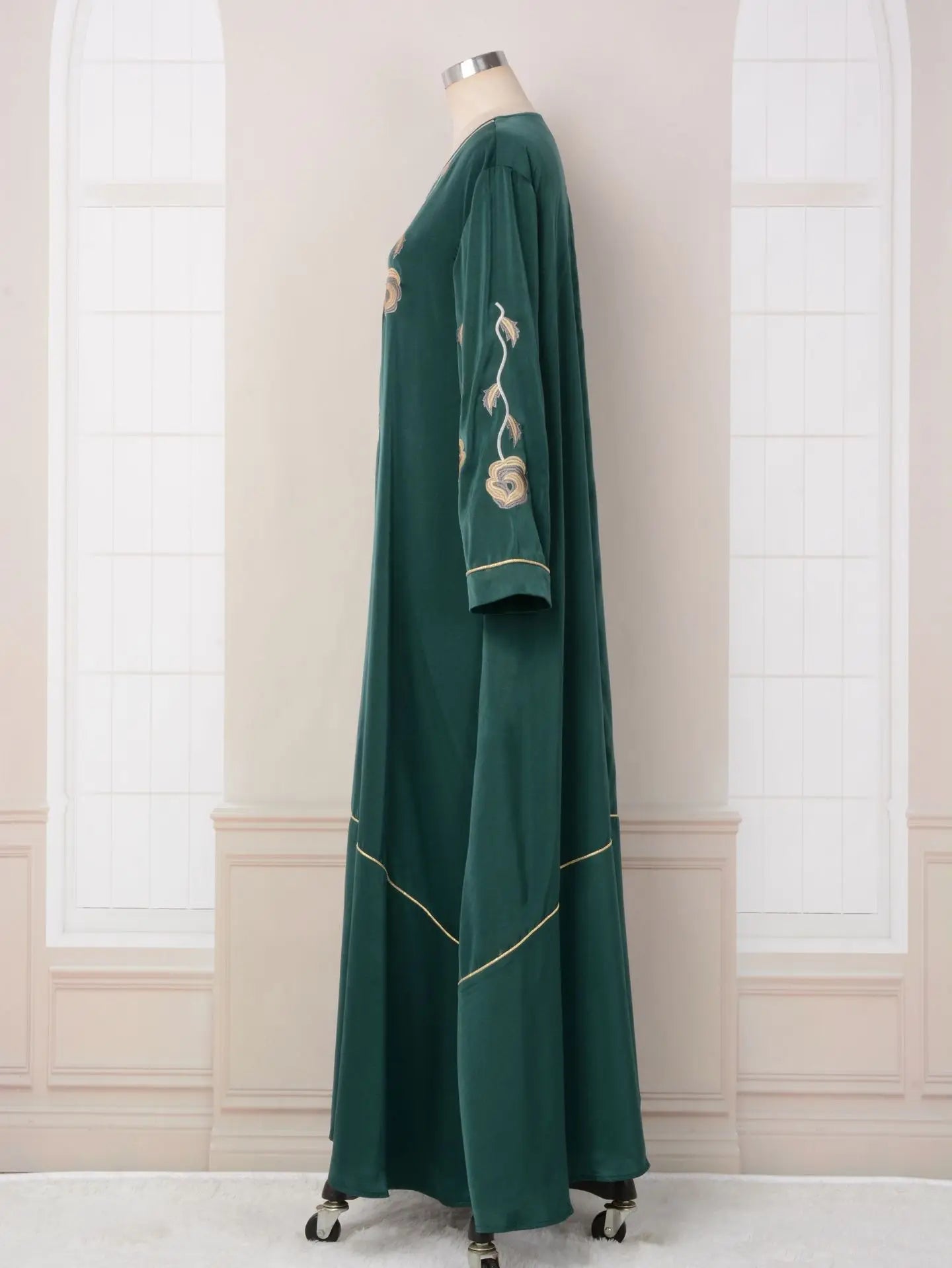Women Abaya 2025 Eid Ramadan Fashion Hijab Robe  Embroidery Evening Party Dress