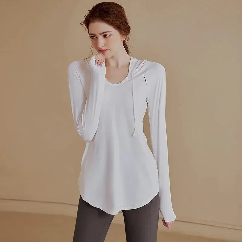 Women's Sports Wear for Fitness Running Jogging Seamless Long Sleeve Gym Woman Sport Shirt Yoga Top Female Workout Tops T-shirt