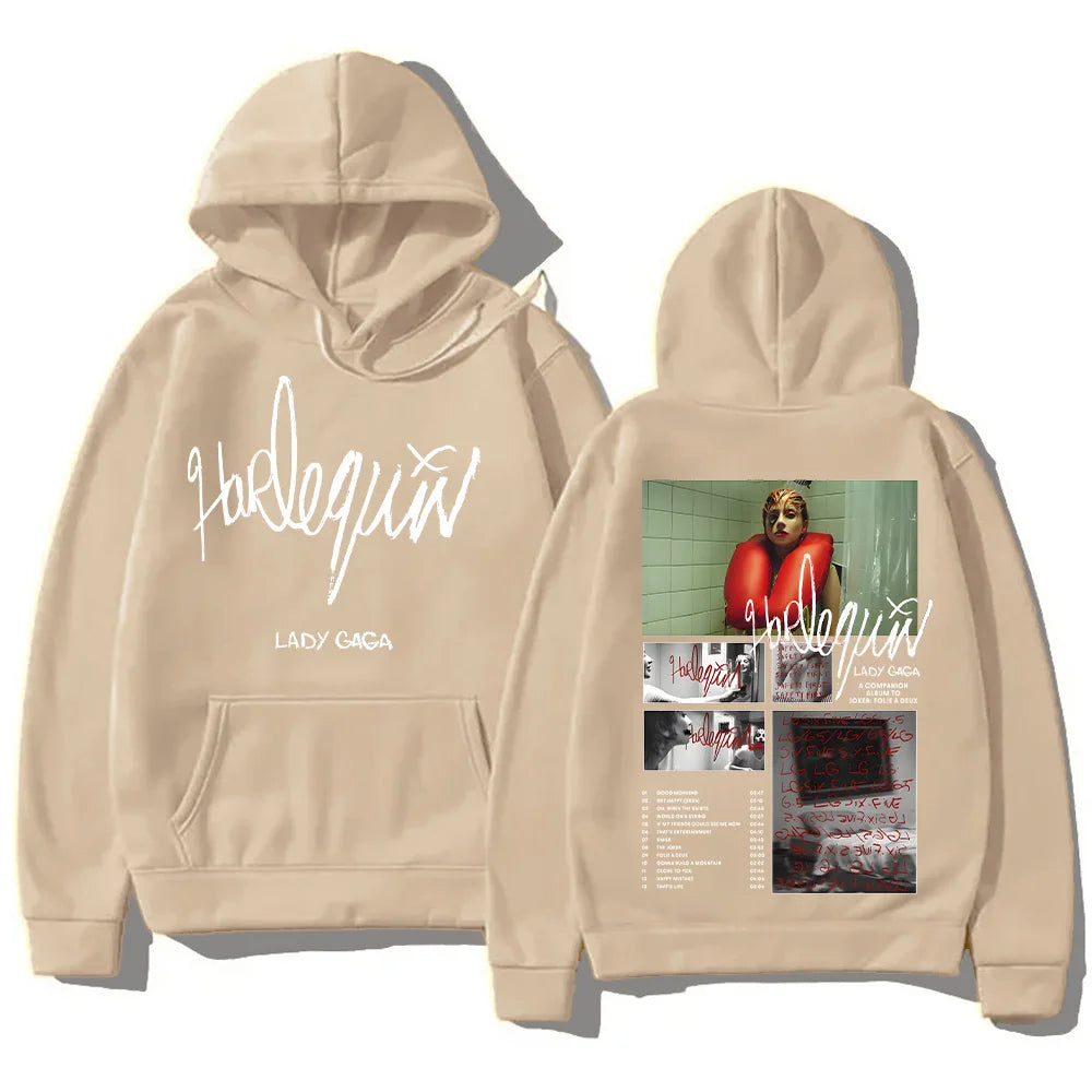 Lady Gaga Album To Joker Folie A Deux Pullovers New Hoodies Women /Men Loose Classic