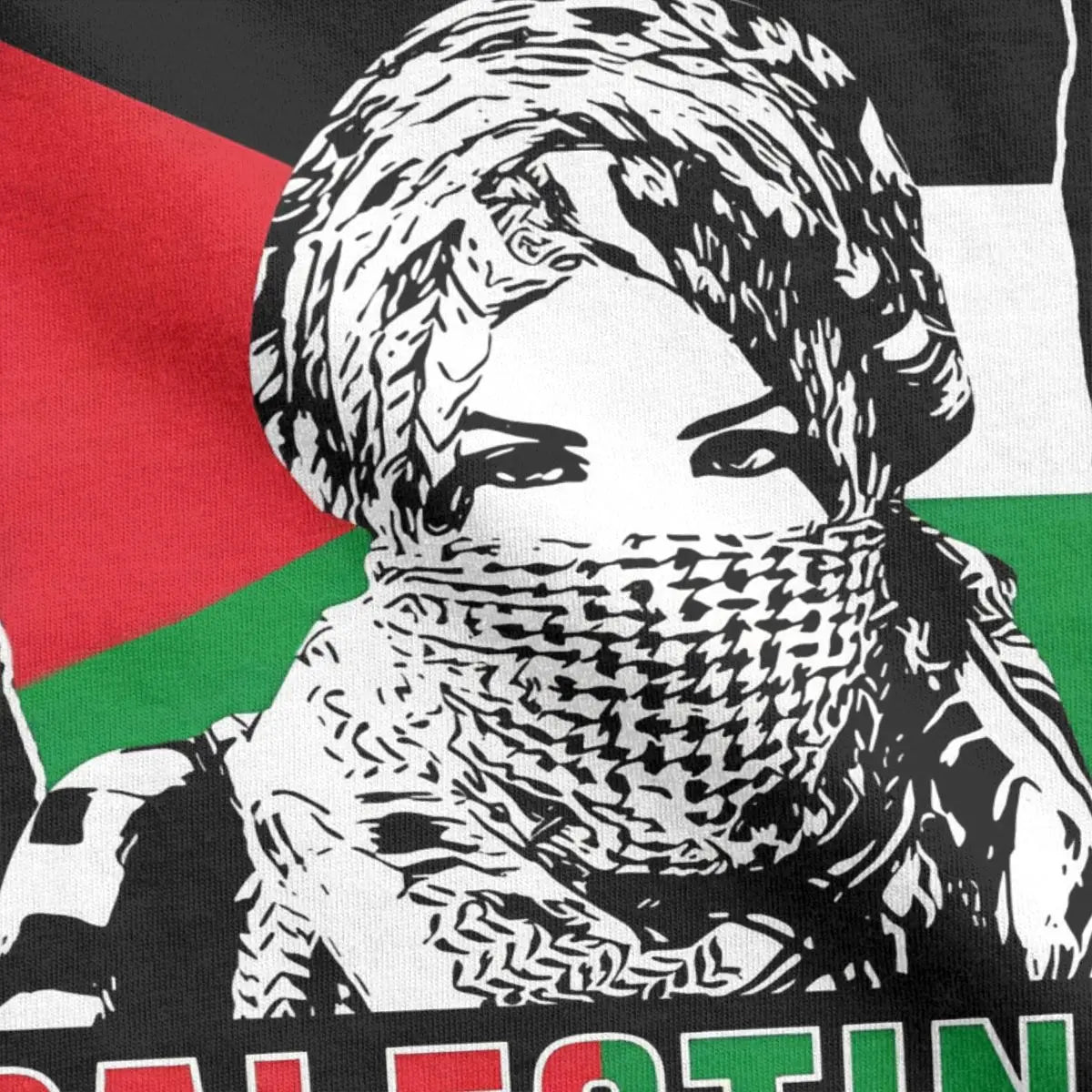 Men Women Shemagh Palestine T Shirts Arabic Hatta Kufiya Keffiyeh Cotton Tops  Short Sleeve O Neck Tees Party T-Shirts