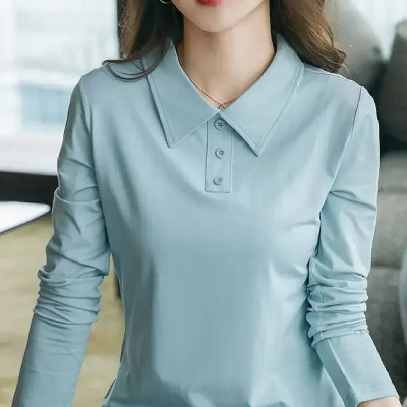 T-shirts Female Long Sleeve Original Polo