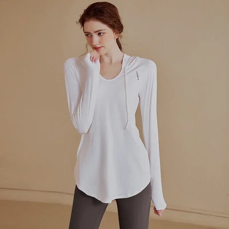 Women's Sports Wear for Fitness Running Jogging Seamless Long Sleeve Gym Woman Sport Shirt Yoga Top Female Workout Tops T-shirt
