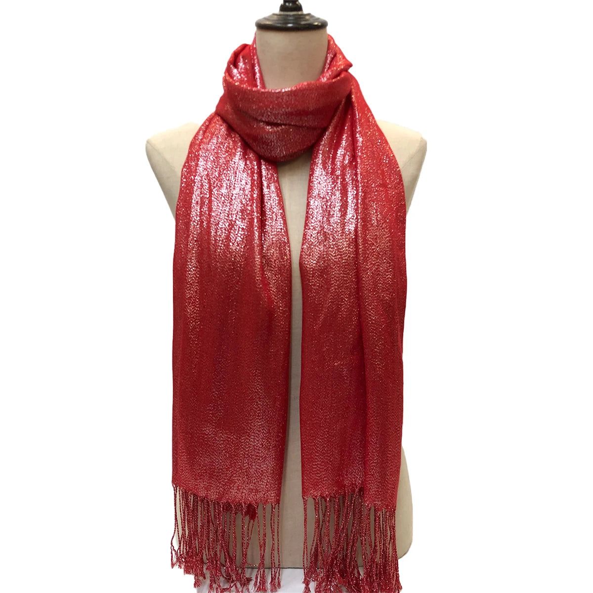 Women's shawl Winter /summer female flow Sue silver silk dance dinner party scarf