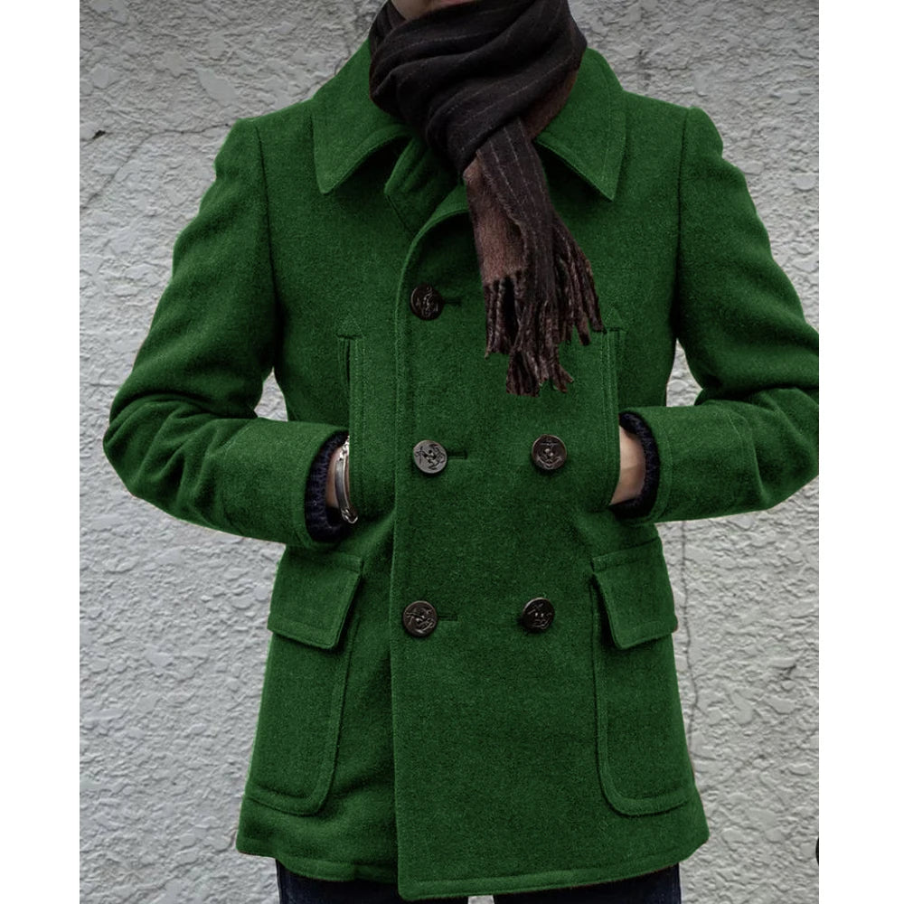 Korean Reviews Clothes New Autumn and Winter  Mens' Woolen Autumn Jackets Casual Simple Men's Jackets Outerwear and Coats