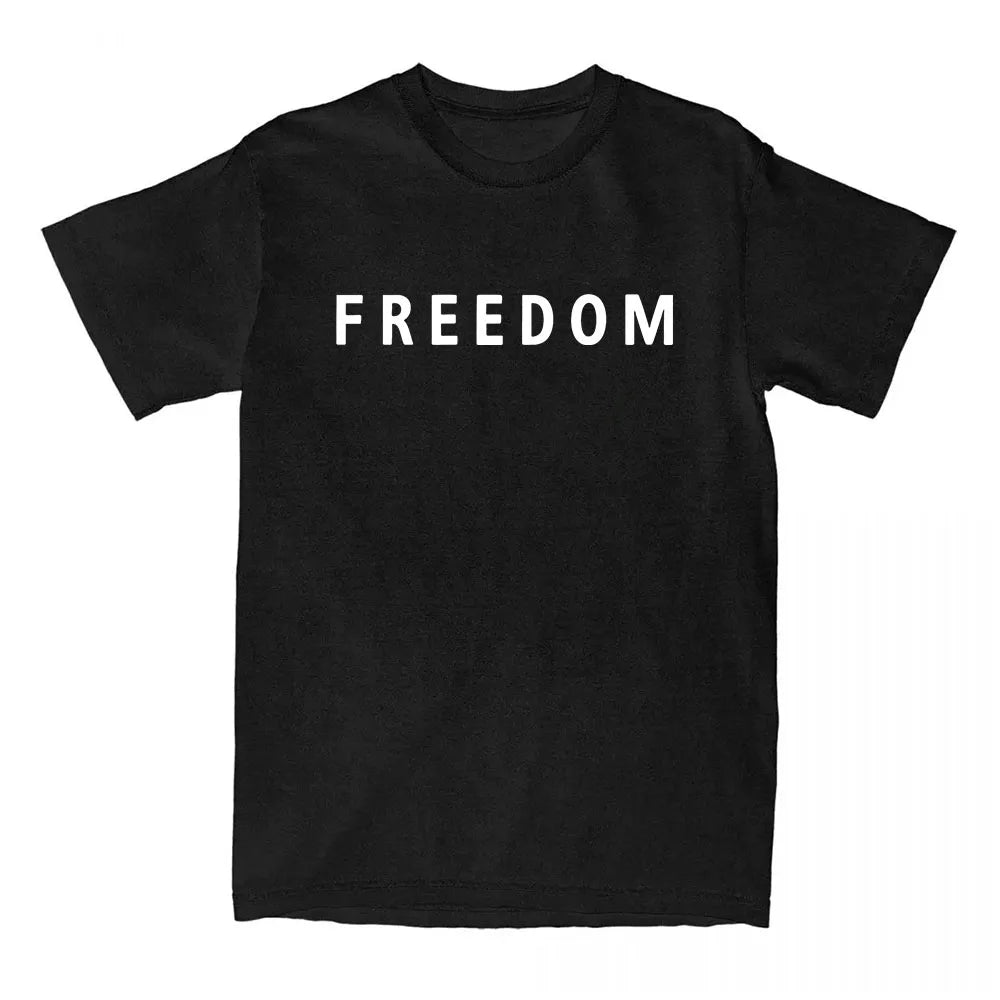 Freedom Charlie Kirk T-shirt Cotton Loose Casual Female/Male Tshirts