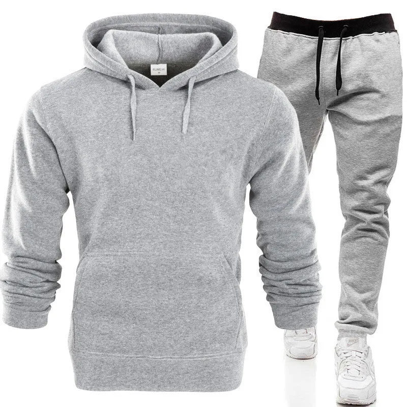 F Sweatshirt 2 pc set Pullover  Men's Fashion Winter Hoodie Sportswear