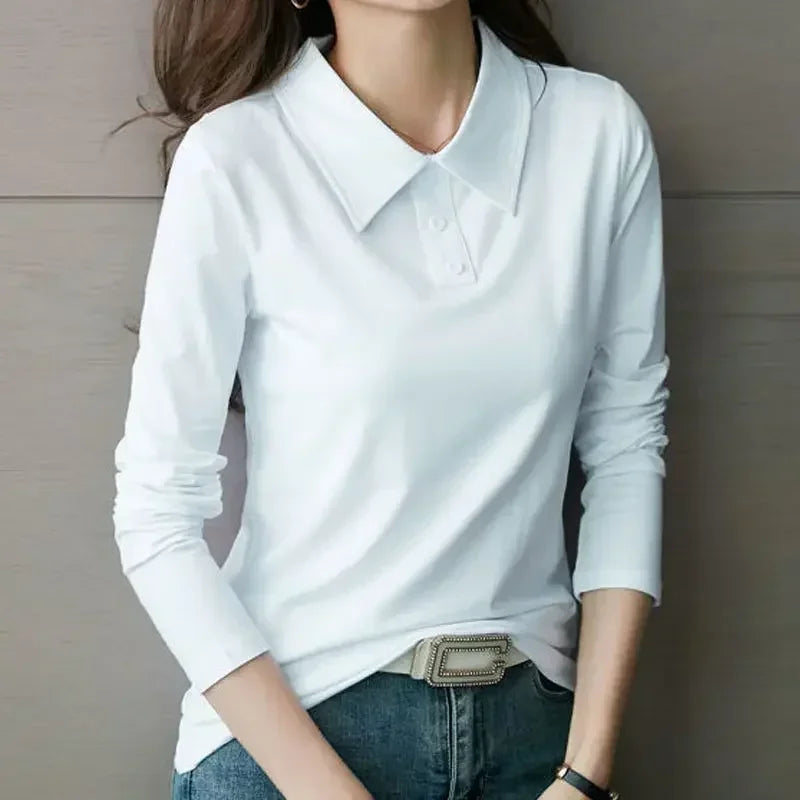 T-shirts Female Long Sleeve Original Polo