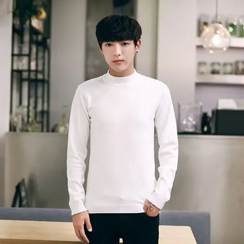 Men's Clothing Autumn Winter Long Sleeve New Tops Shirts  Fashion Turn-down Collar Simple Comfortable Versatile Selling Solid