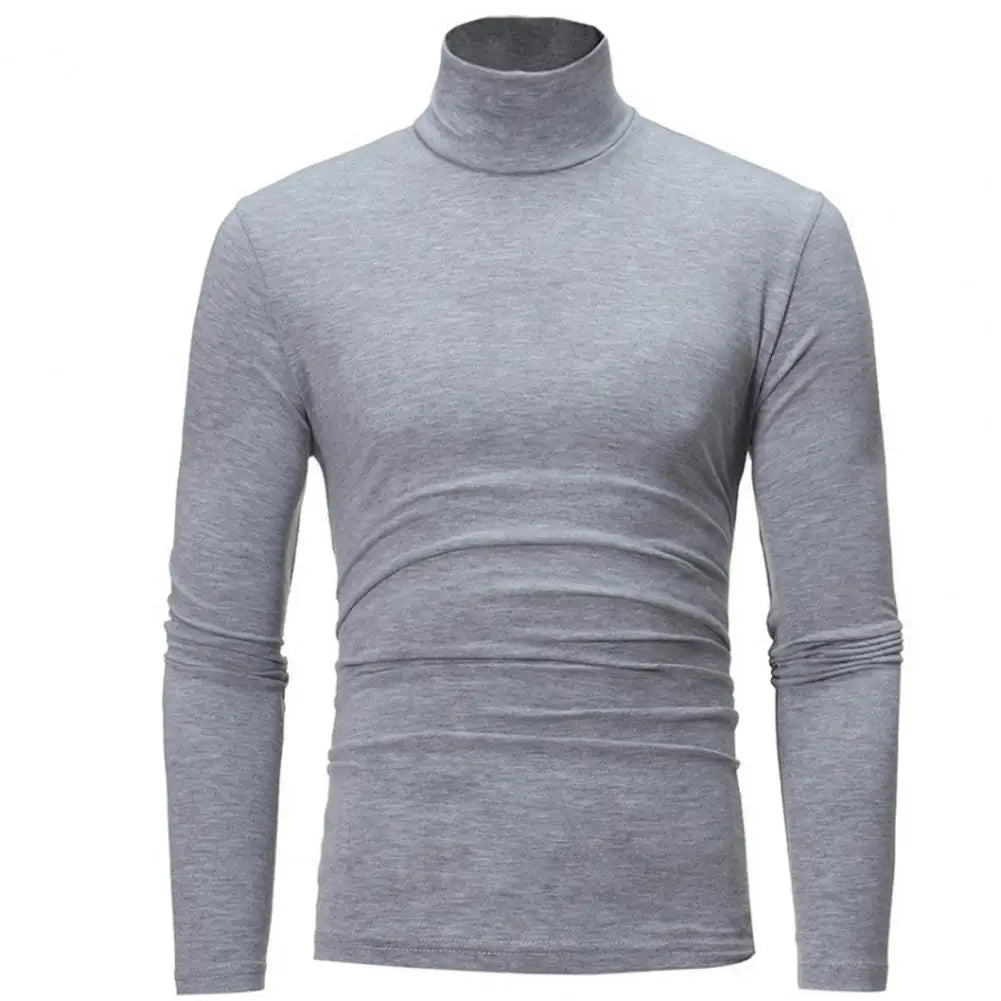 Men's Turtleneck T Shirts Slim Fit