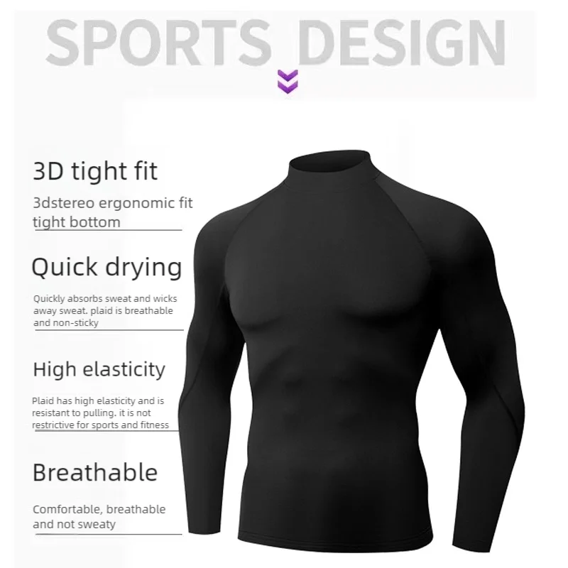 Winter T Shirt For Men  Thermal High Quality Soft Thin fleece keep warm Shirt
