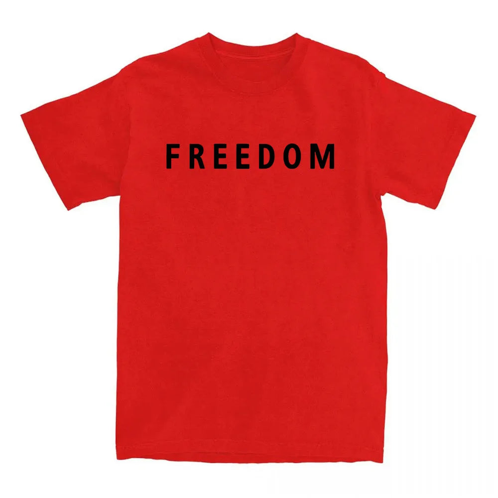 Freedom Charlie Kirk T-shirt Cotton Loose Casual Female/Male Tshirts