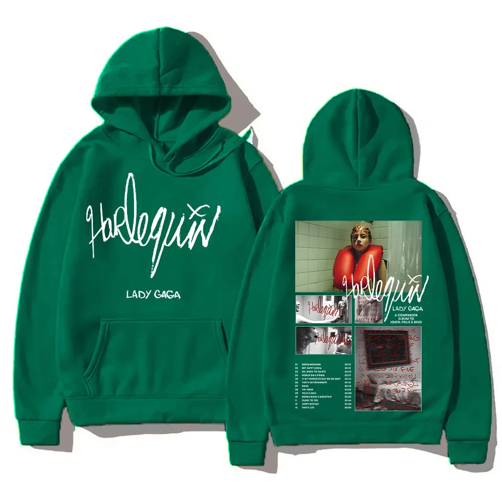Lady Gaga Album To Joker Folie A Deux Pullovers New Hoodies Women /Men Loose Classic