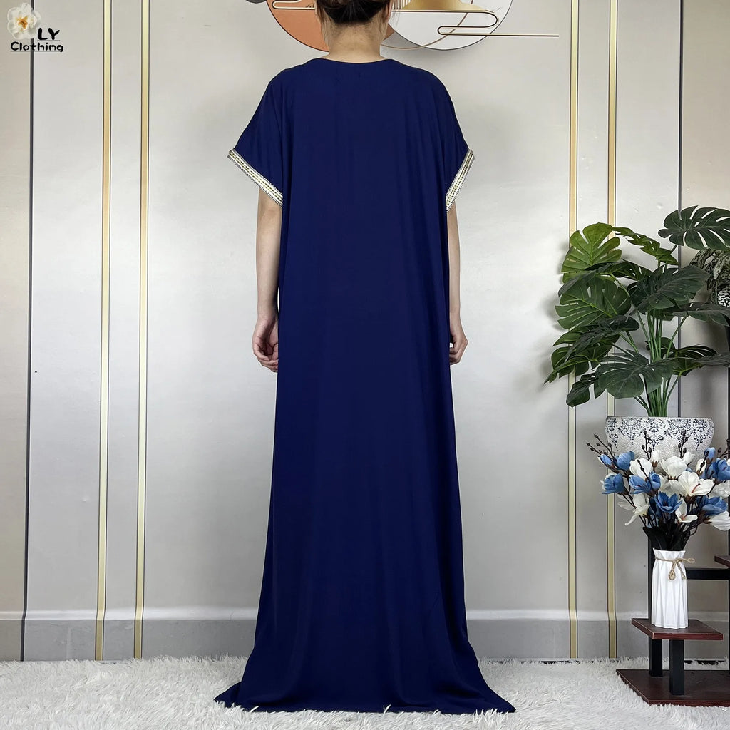 New Summer  Abaya Dresses for Women Traditional Clothing Attire  Loose Robe