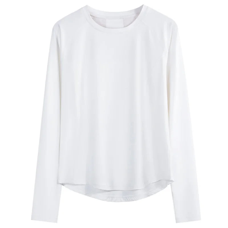 DRUR Long Sleeve Sports Tops Women Zipper Soild Yoga / Gym / Sportswear Fitness Jacket Female Workout Clothes For Cycling