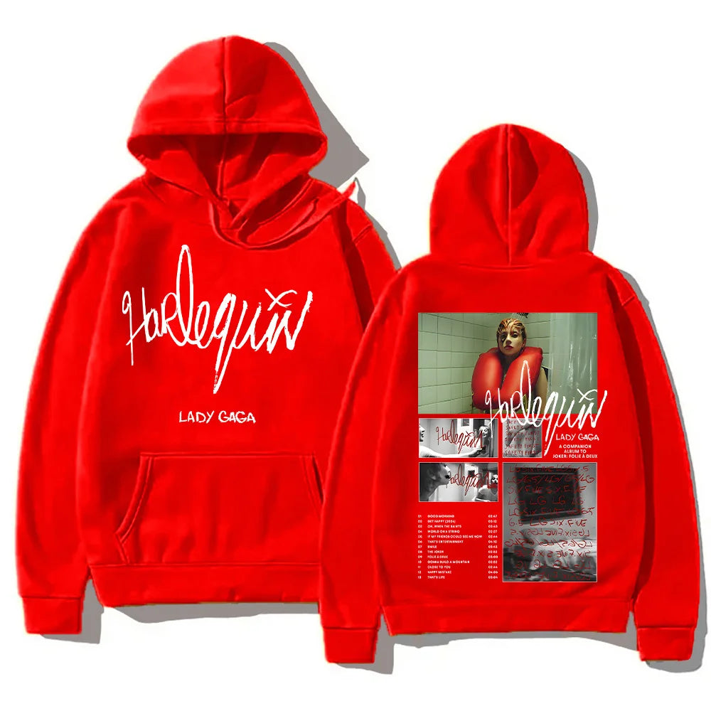 Lady Gaga Album To Joker Folie A Deux Pullovers New Hoodies Women /Men Loose Classic