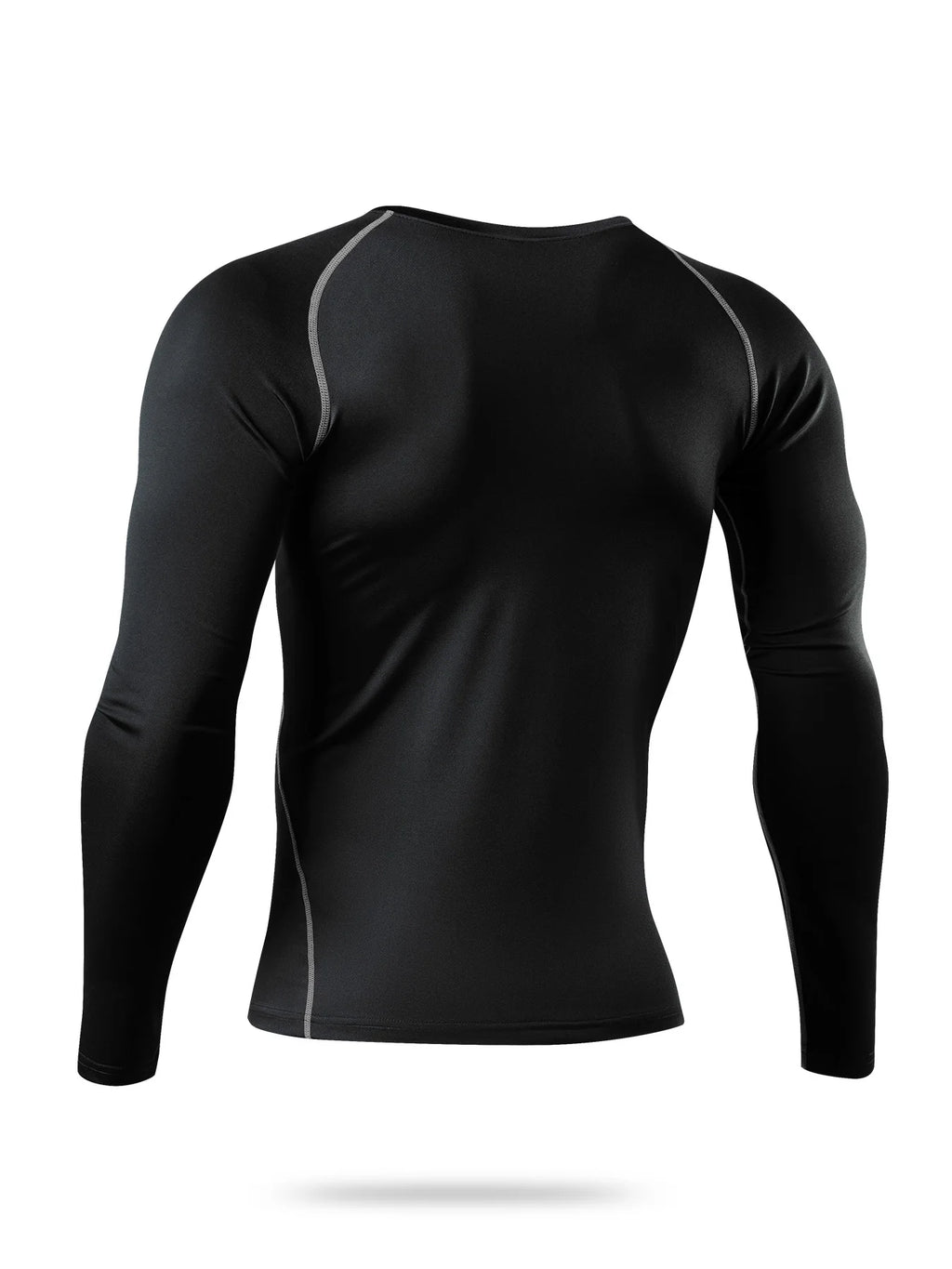 Fitness Clothing Mens Tight Round Neck Long Sleeve Gym Fitness Trainer Sweatshirt Mens Jogging Sweatshirt Tops