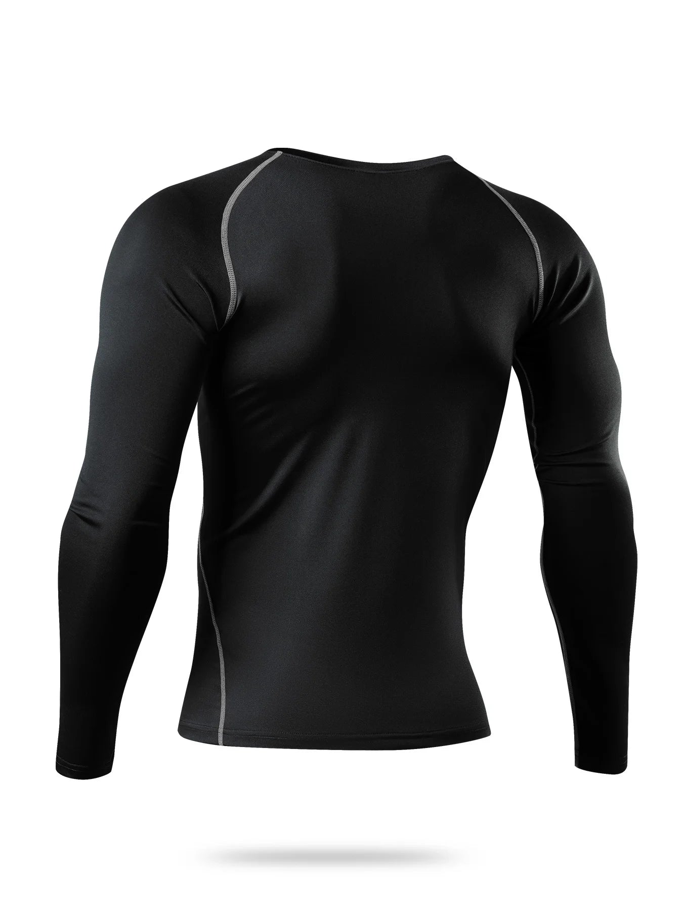 Fitness Clothing Mens Tight Round Neck Long Sleeve Gym Fitness Trainer Sweatshirt Mens Jogging Sweatshirt Tops