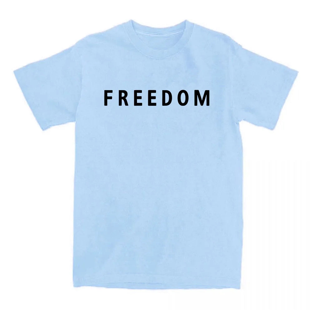 Freedom Charlie Kirk T-shirt Cotton Loose Casual Female/Male Tshirts