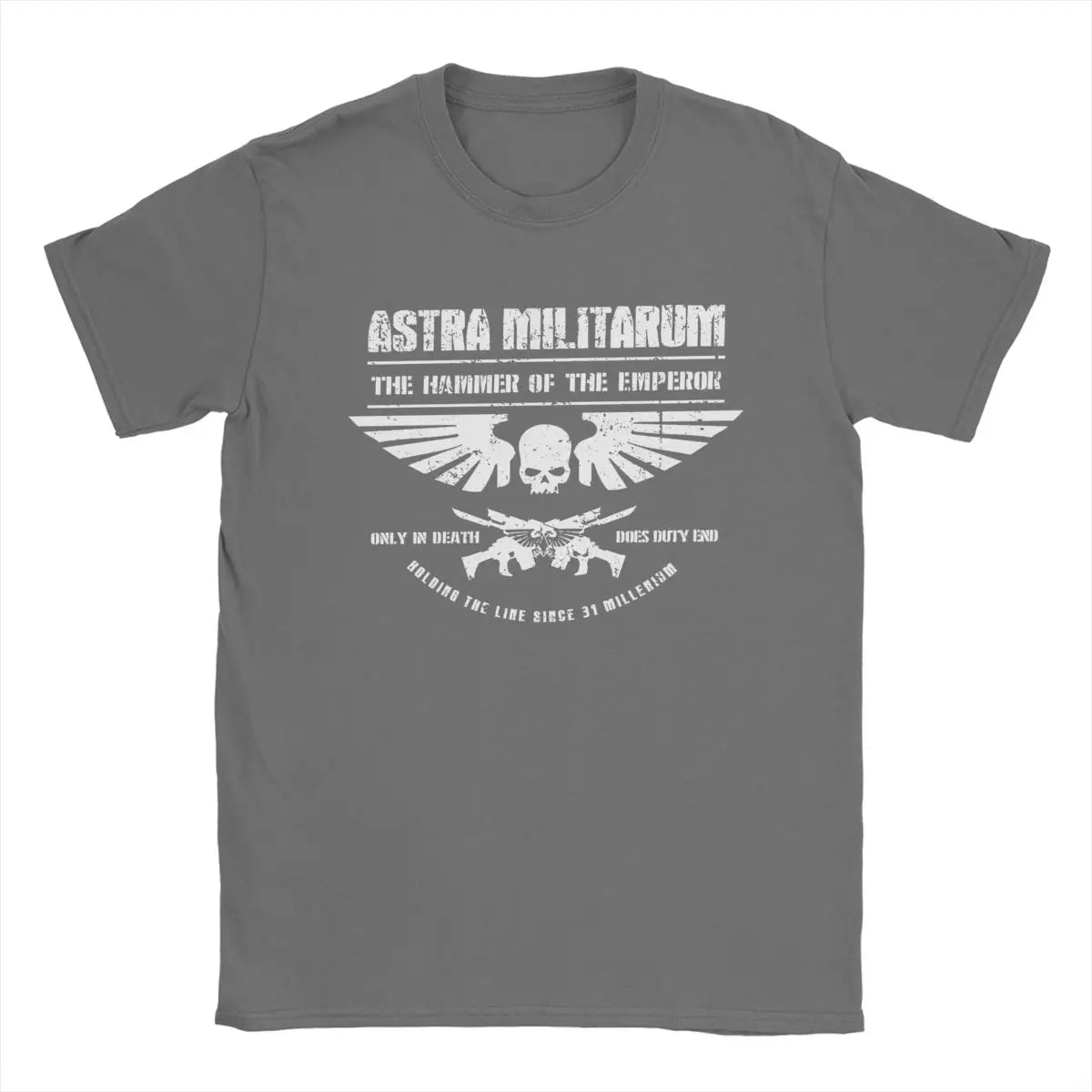Hammer Of The Emperor T Shirts Men Cotton T- Printed