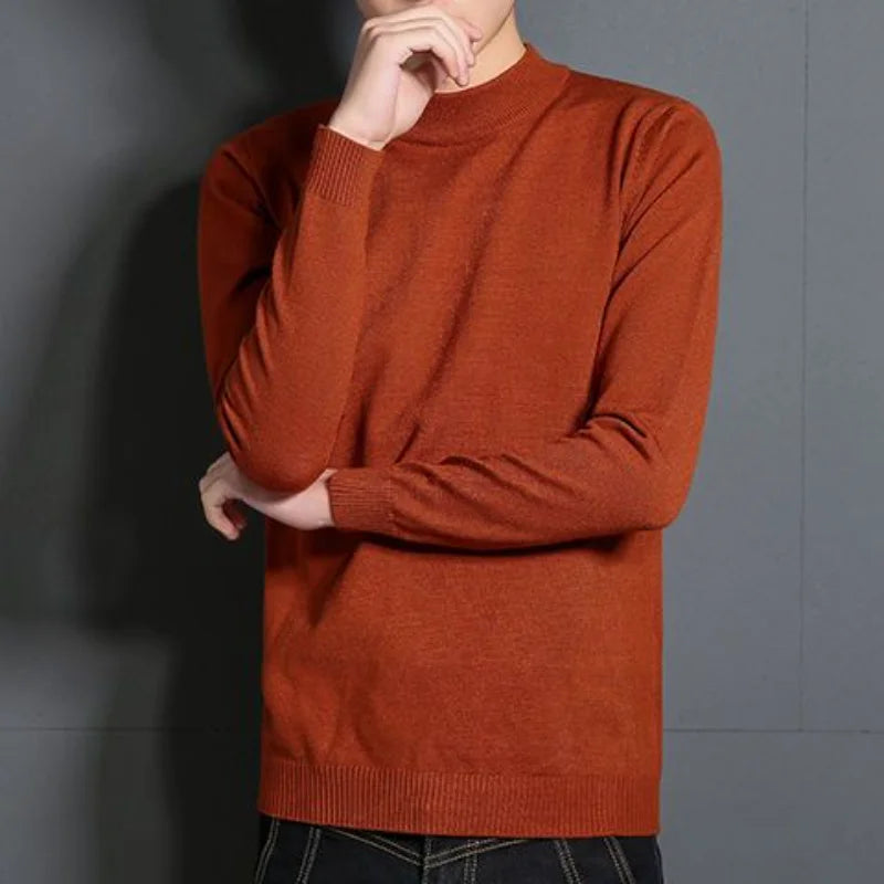 Men's Clothing Autumn Winter Long Sleeve New Tops Shirts  Fashion Turn-down Collar Simple Comfortable Versatile Selling Solid