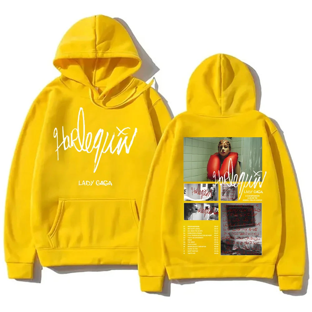 Lady Gaga Album To Joker Folie A Deux Pullovers New Hoodies Women /Men Loose Classic