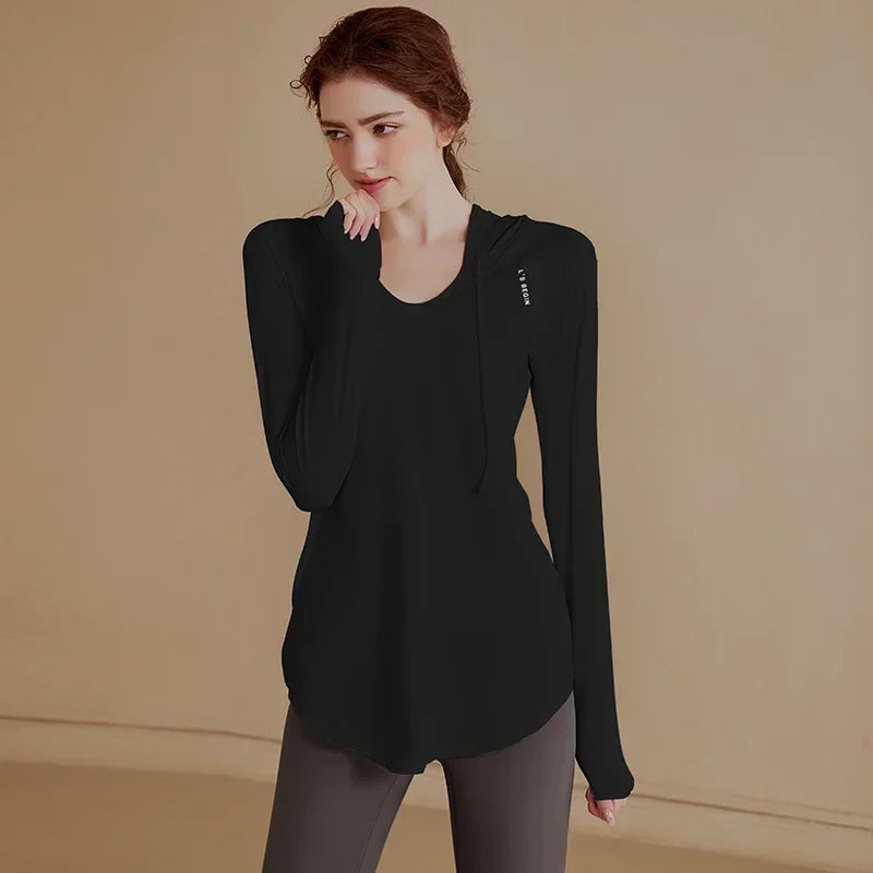 Women's Sports Wear for Fitness Running Jogging Seamless Long Sleeve Gym Woman Sport Shirt Yoga Top Female Workout Tops T-shirt