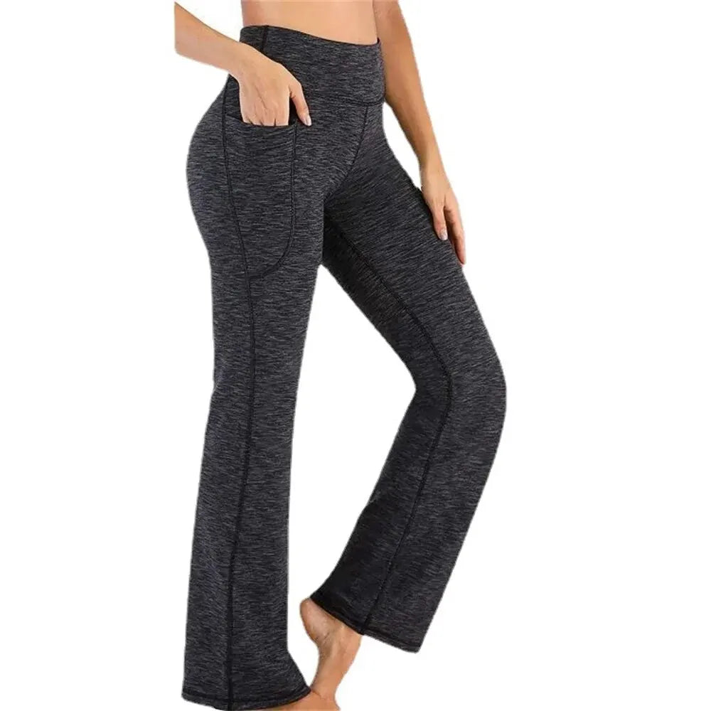 2025 New WOMEN'S Outer Wear Fashion Pants Are Thin and Stretch Popular Yoga Wide-leg Pants Leggings Yoga Pants Fashion