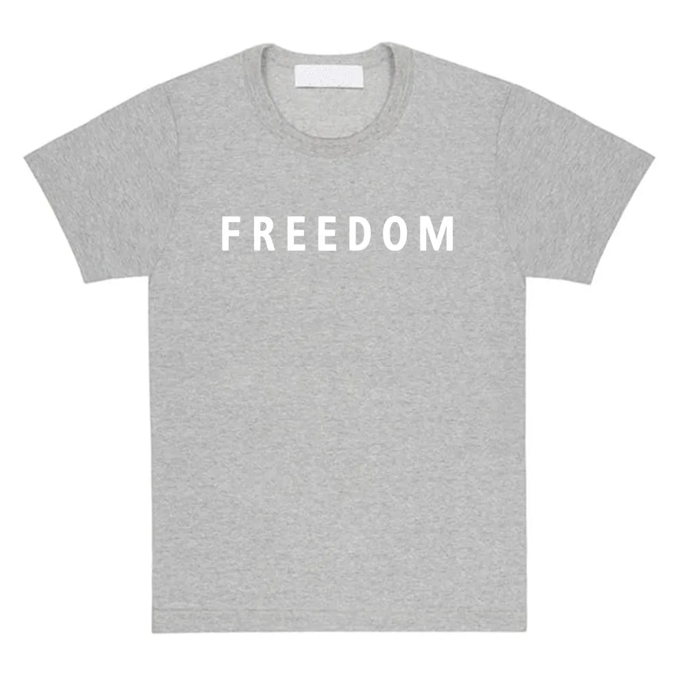 Freedom Charlie Kirk T-shirt Cotton Loose Casual Female/Male Tshirts