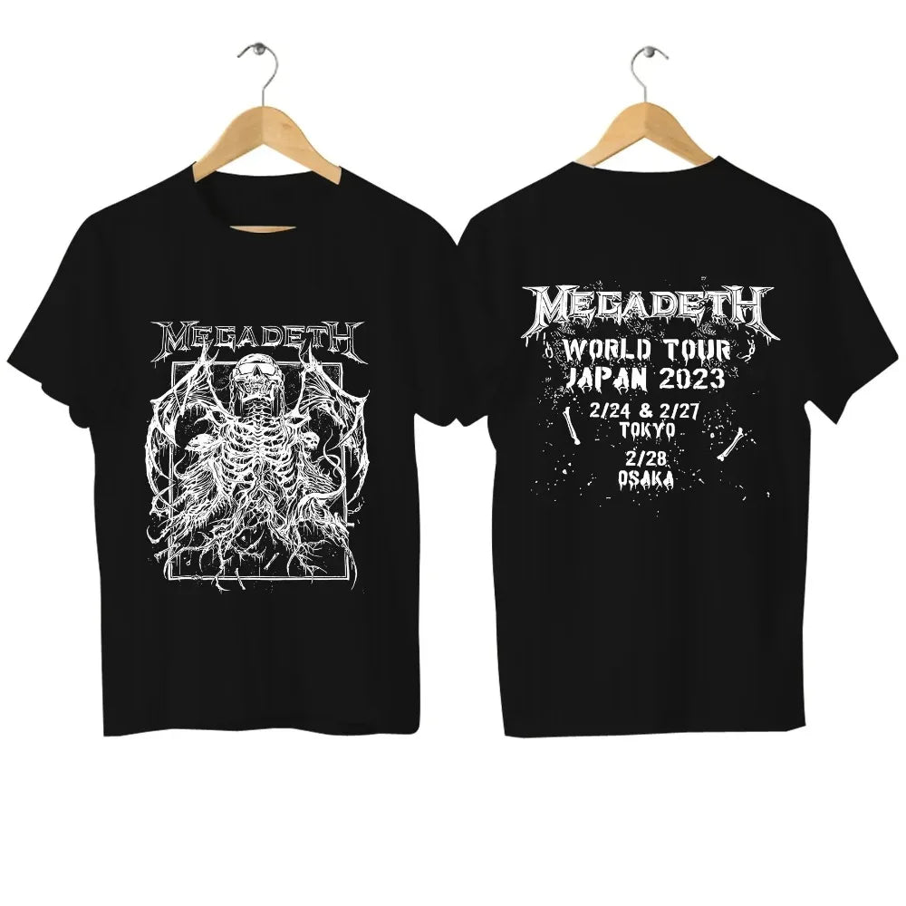 Men T-shirts Megadeaths Rust in Peace Breathable