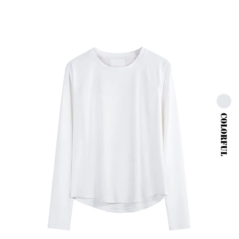 DRUR Long Sleeve Sports Tops Women Zipper Soild Yoga / Gym / Sportswear Fitness Jacket Female Workout Clothes For Cycling