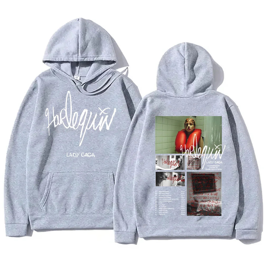 Lady Gaga Album To Joker Folie A Deux Pullovers New Hoodies Women /Men Loose Classic