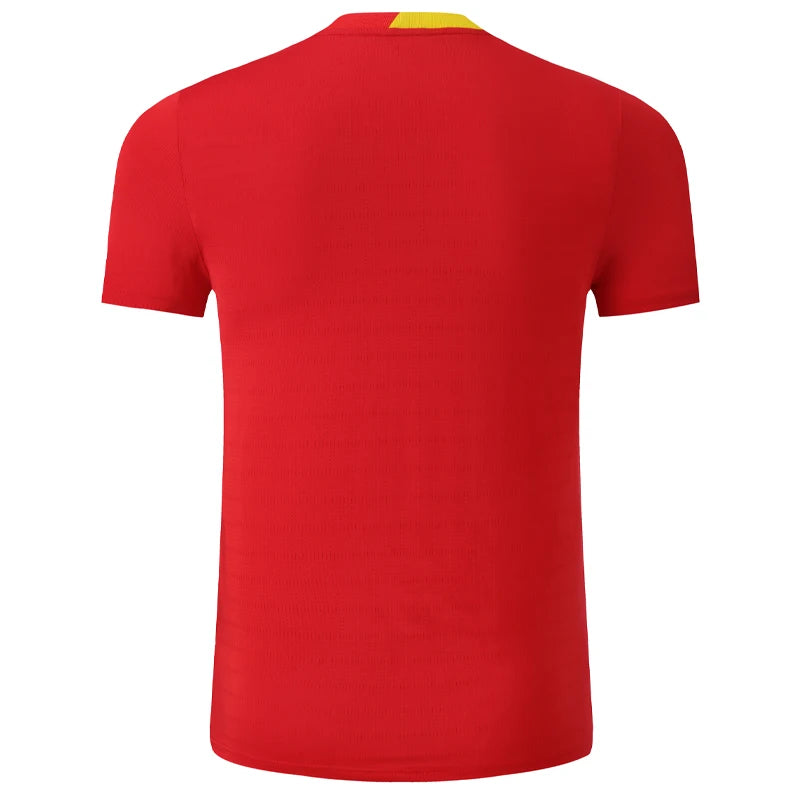 Women Badminton T-shirts Quick Dry Table Tennis Jerseys Mesh Breathable Training Sports Tees Polyester Tennis Short Sleeve
