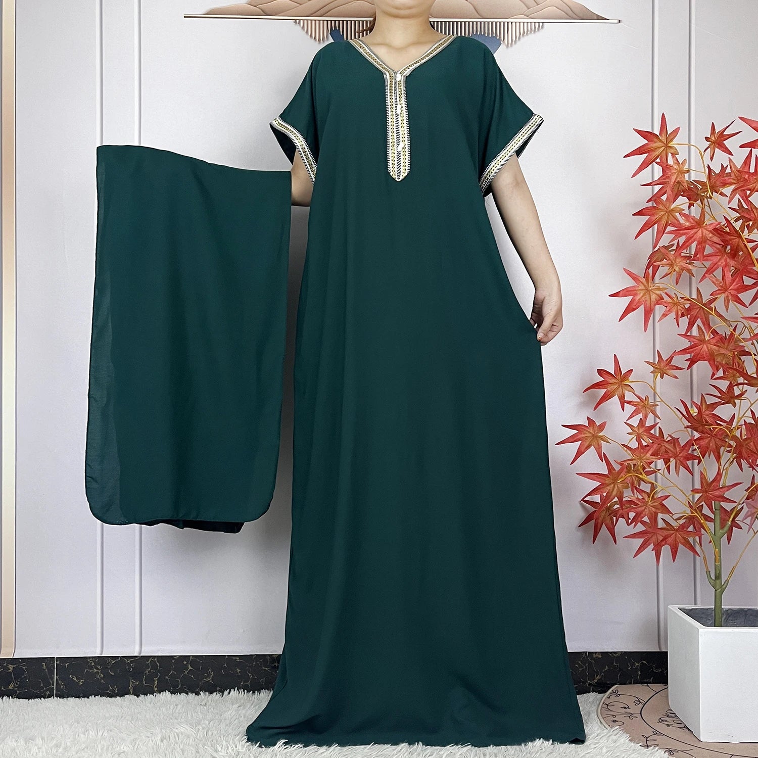 New Summer  Abaya Dresses for Women Traditional Clothing Attire  Loose Robe