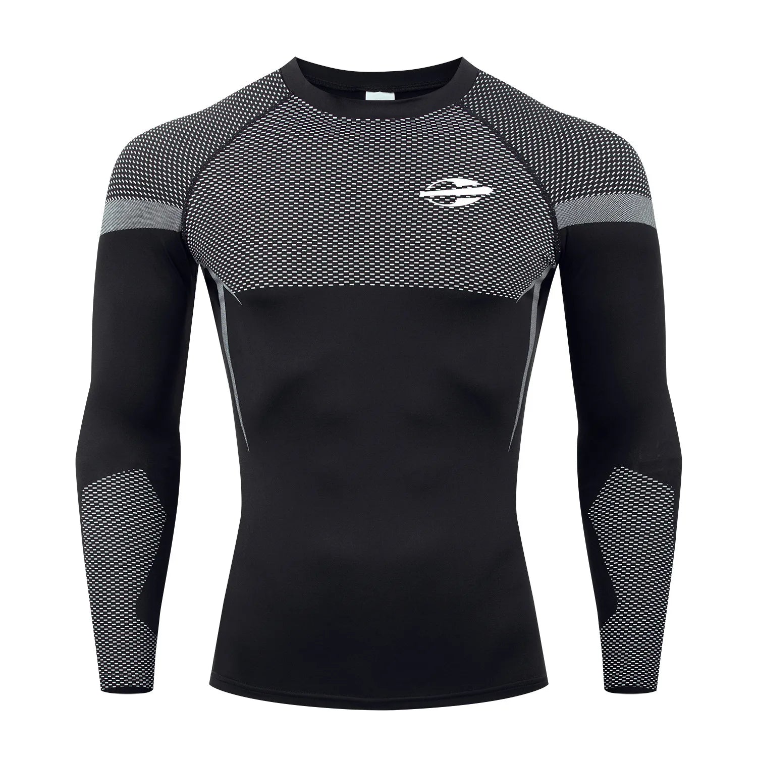 Men Bodybuilding Sport T-shirt Quick Dry Running Shirt Long Sleeve Compression Top Gym T Shirt Men Fitness Tight Rashgard