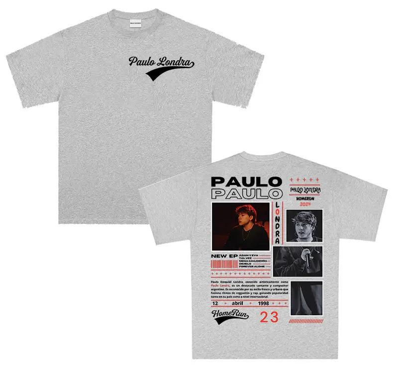 Men's Rapper Paulo Londra Homerun T-shirts