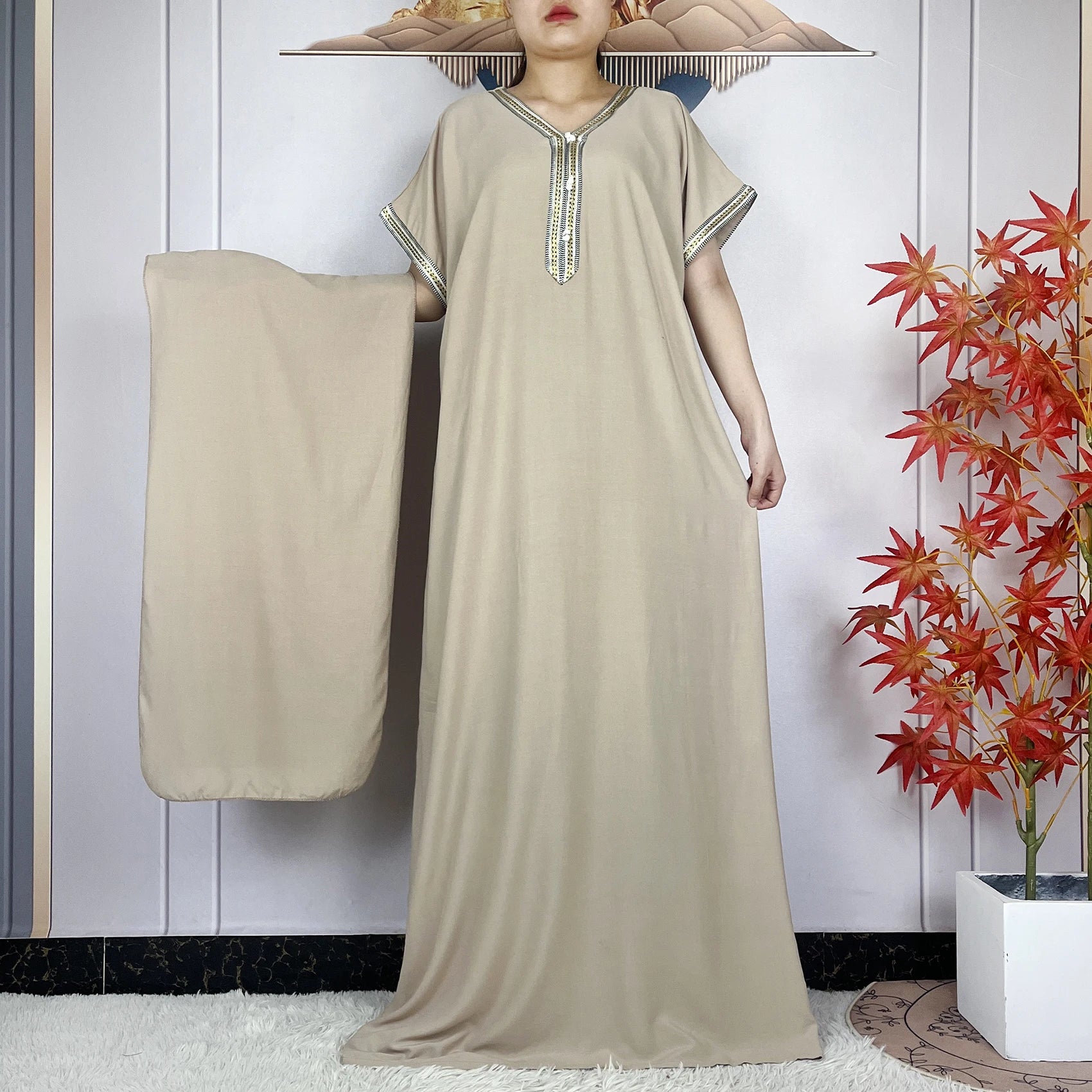 New Summer  Abaya Dresses for Women Traditional Clothing Attire  Loose Robe
