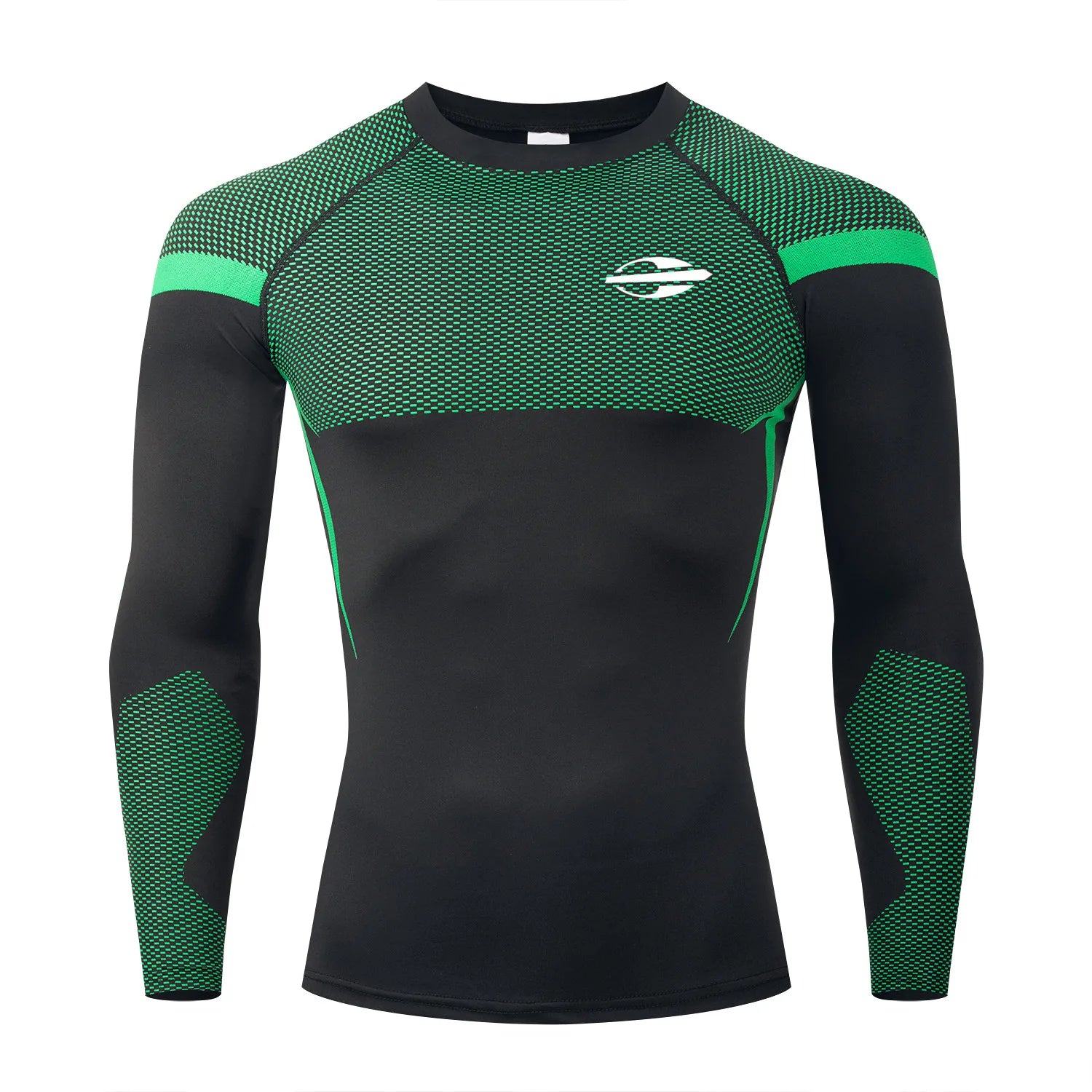 Men Bodybuilding Sport T-shirt Quick Dry Running Shirt Long Sleeve Compression Top Gym T Shirt Men Fitness Tight Rashgard